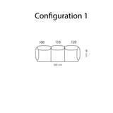 Ark Modular 3 Seater Sofa