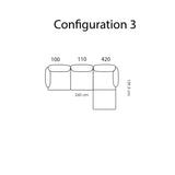 Ark Modular 3 Seater Sofa