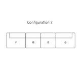 Connect Modular Sofa: Configuration 7