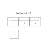 Connect Modular Sofa: Configuration 8