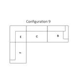 Connect Modular Sofa: Configuration 9