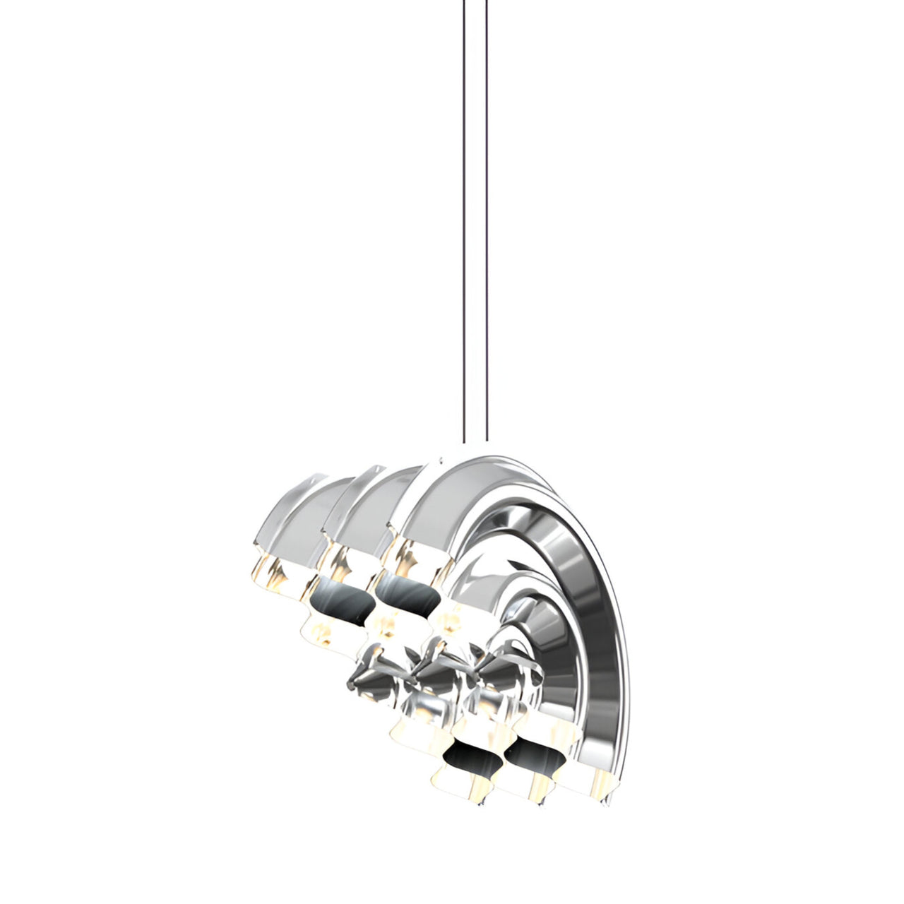 Doppler Triple Pendant: Chrome