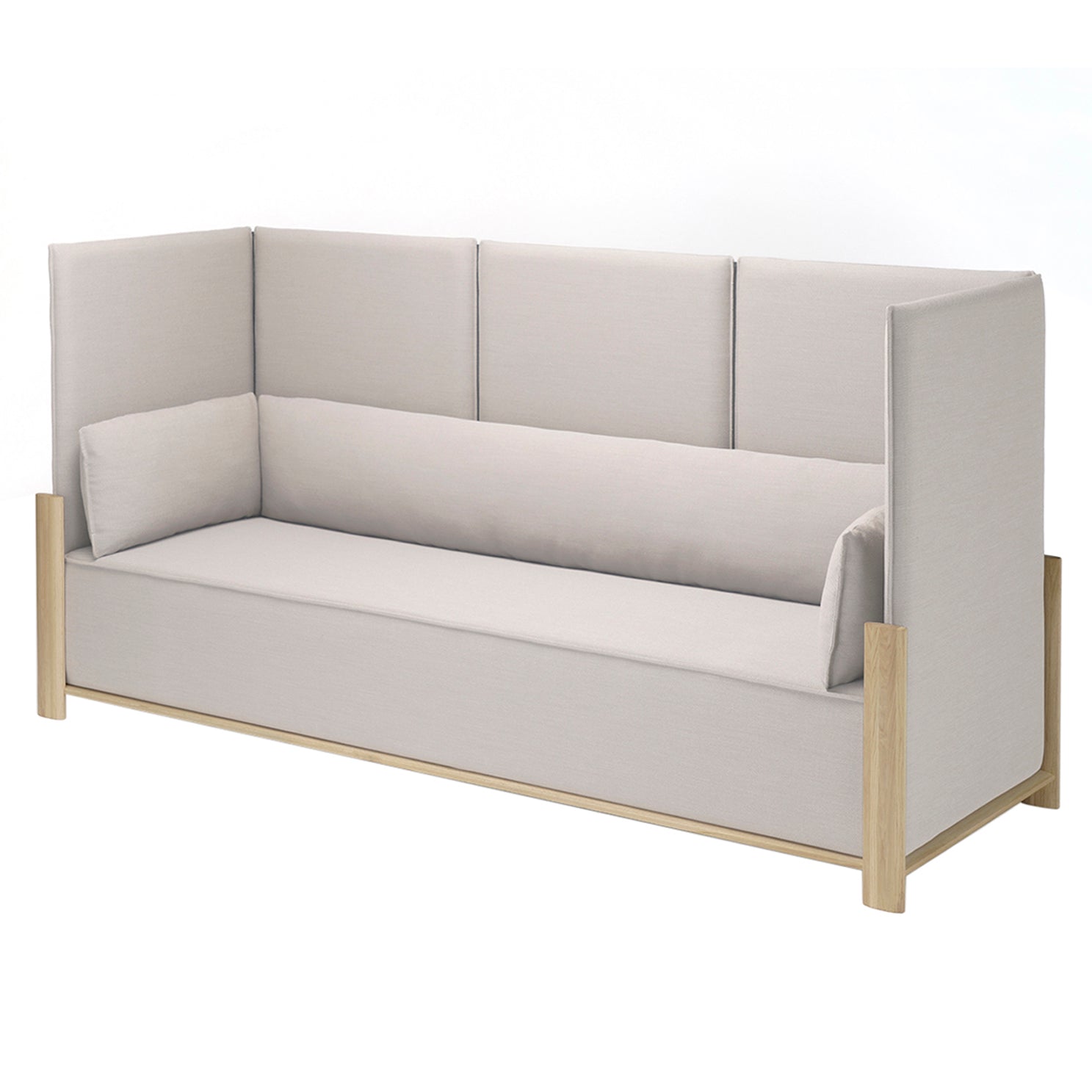 Fence 3 Seater Sofa: Pure Oak