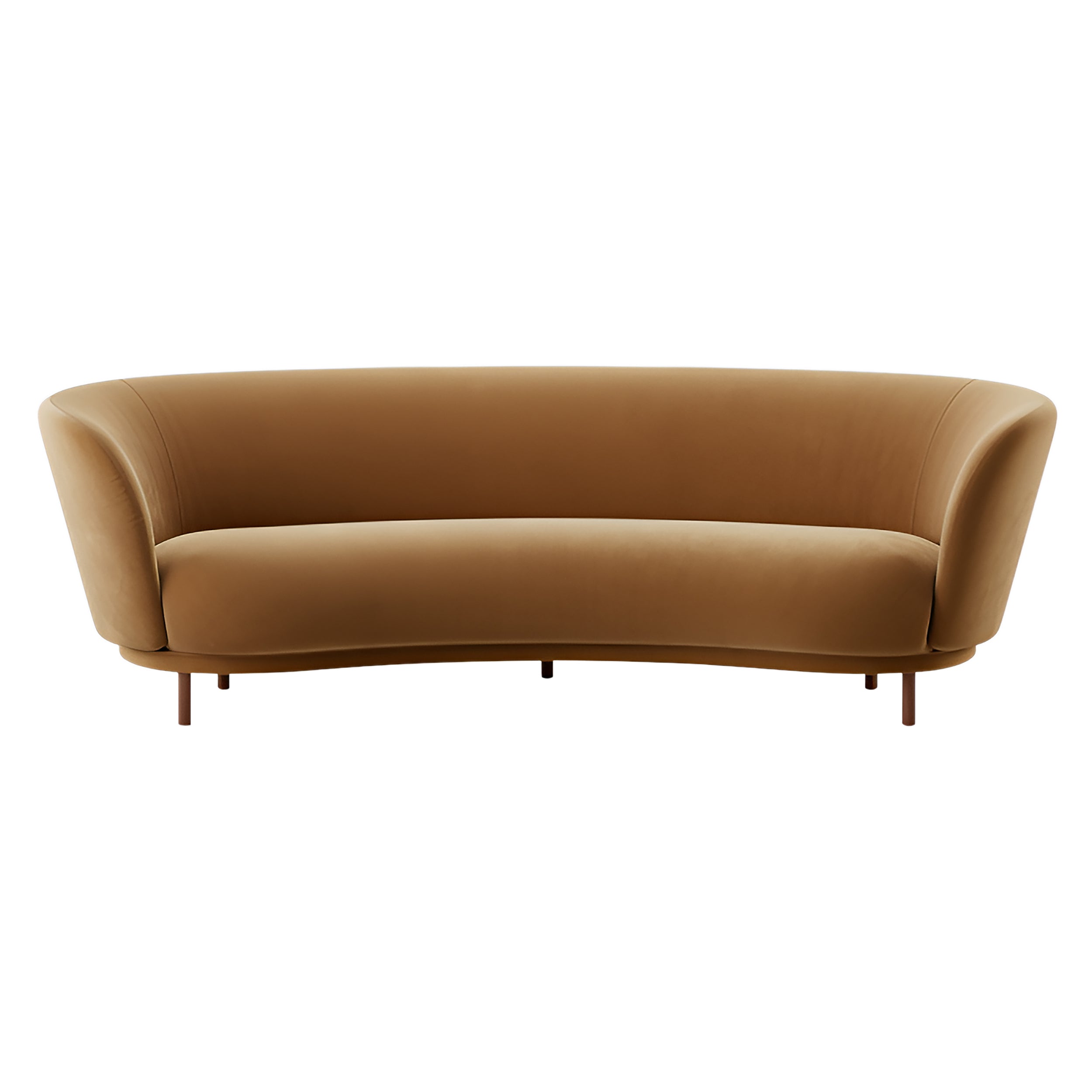 Dandy 3 Seater Sofa: Walnut Stained Oak