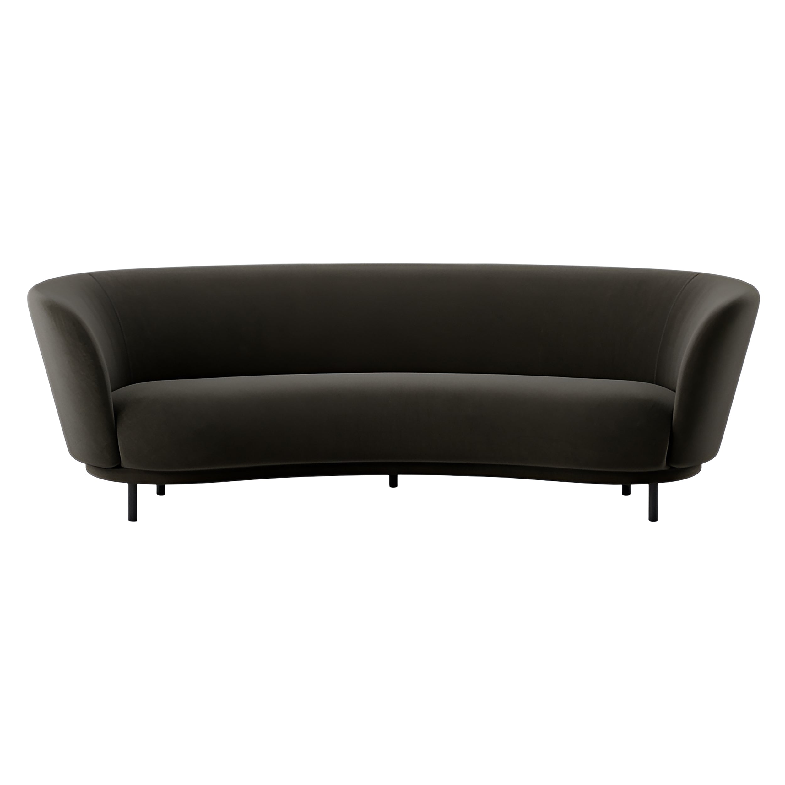 Dandy 3 Seater Sofa: Black Stained Oak