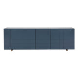 Kilt Sideboard 180: Deep Blue + Dark Smoked Oak