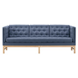 EJ315 Sofa: 3 Seater + Soaped Treated Oak