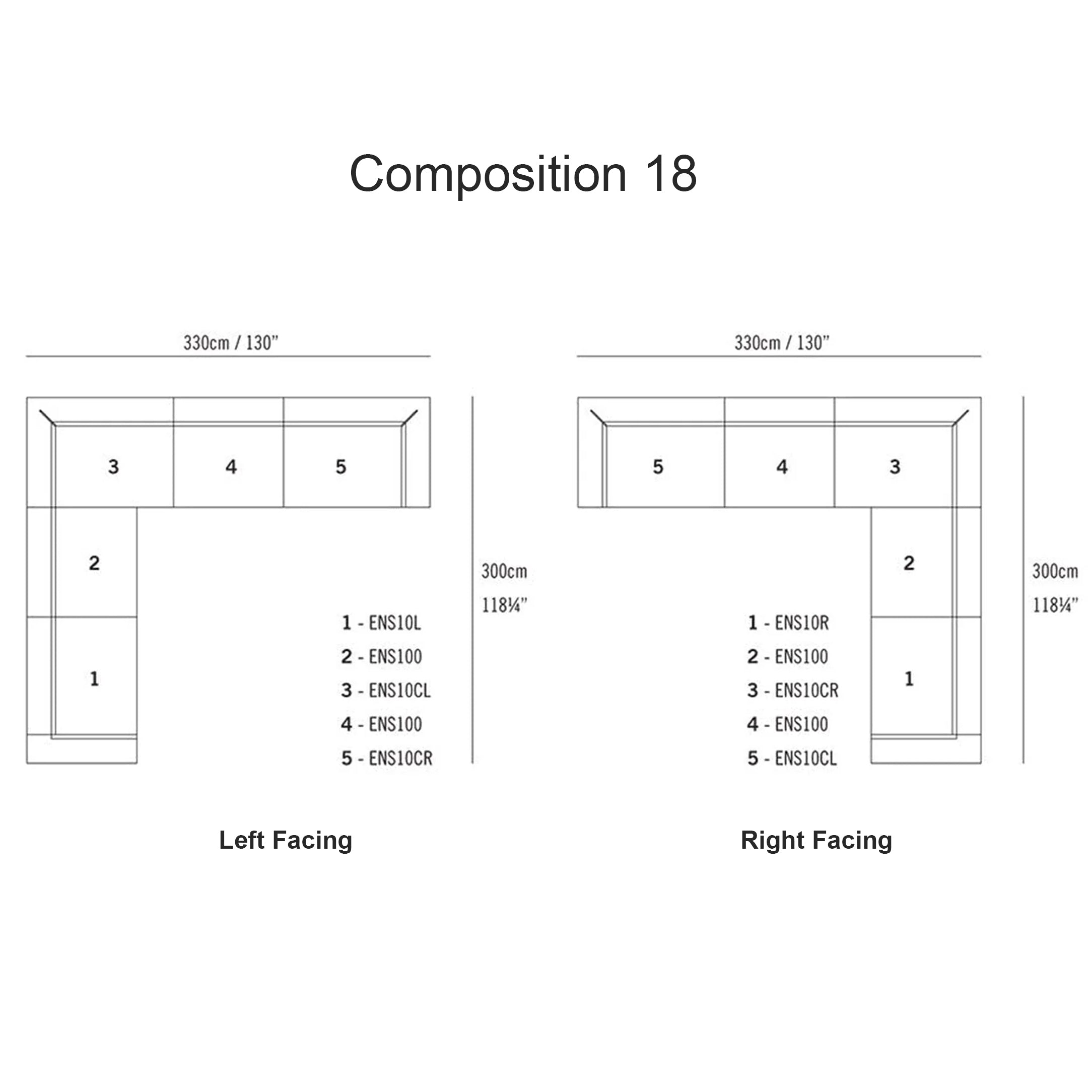 Endless Sectional Sofa: Composition 18