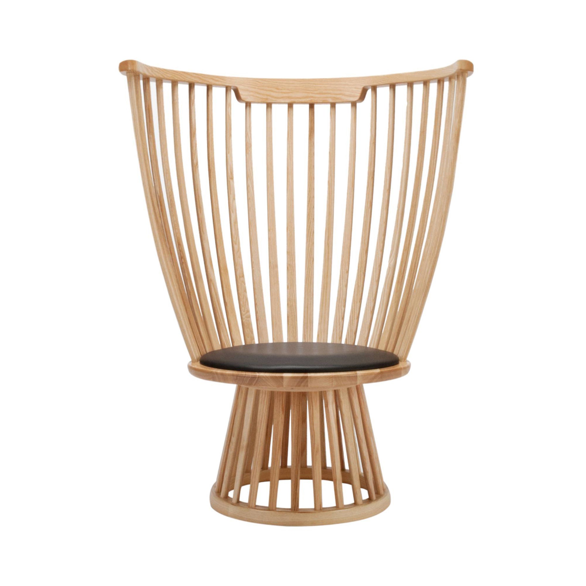 Fan Lounge Chair: Natural Oak