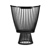 Fan Lounge Chair: Black Birch