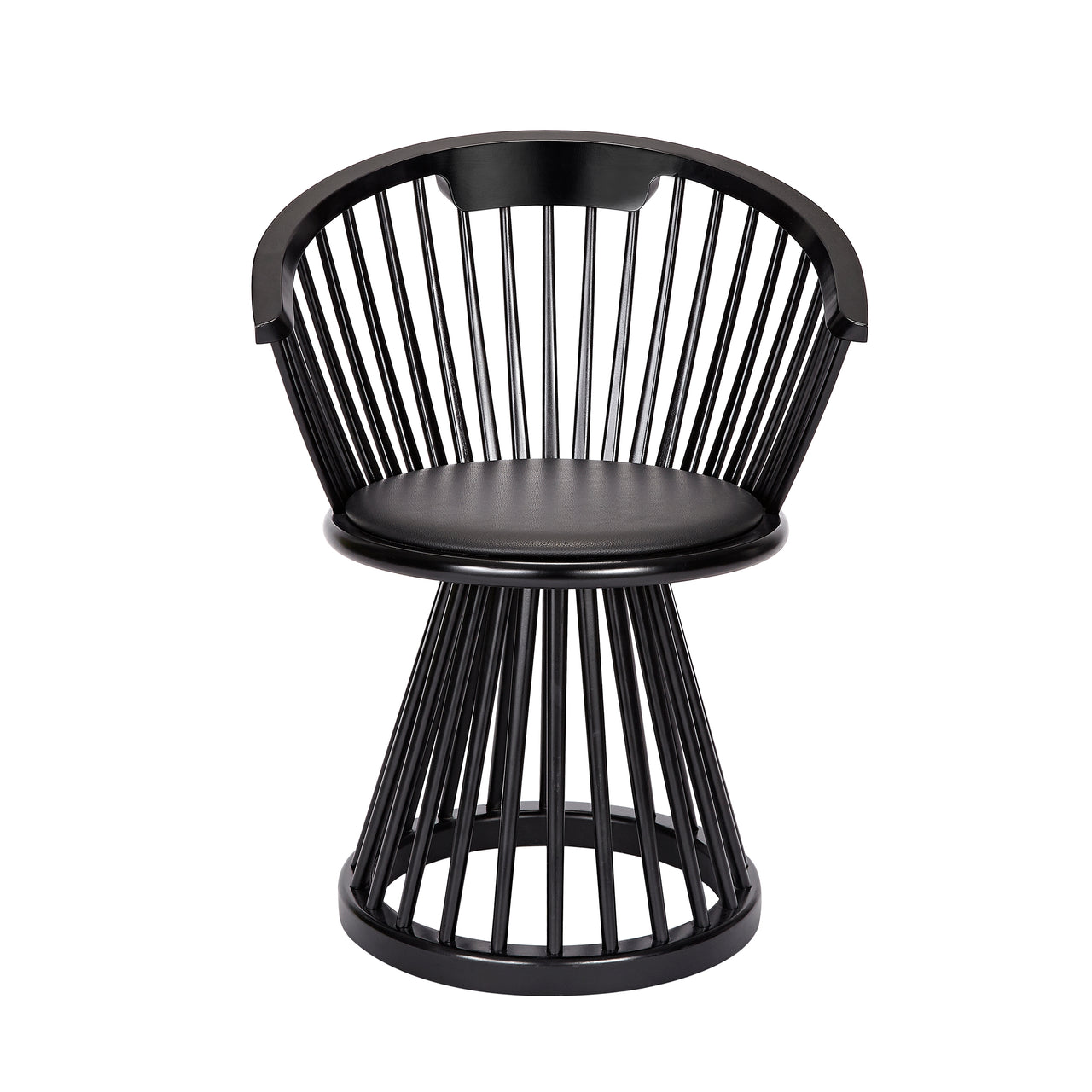 Fan Dining Chair: Black Birch