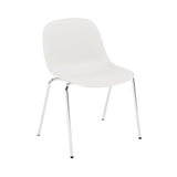 Fiber Side Chair: A-Base Stacking + Recycled Shell + Natural White