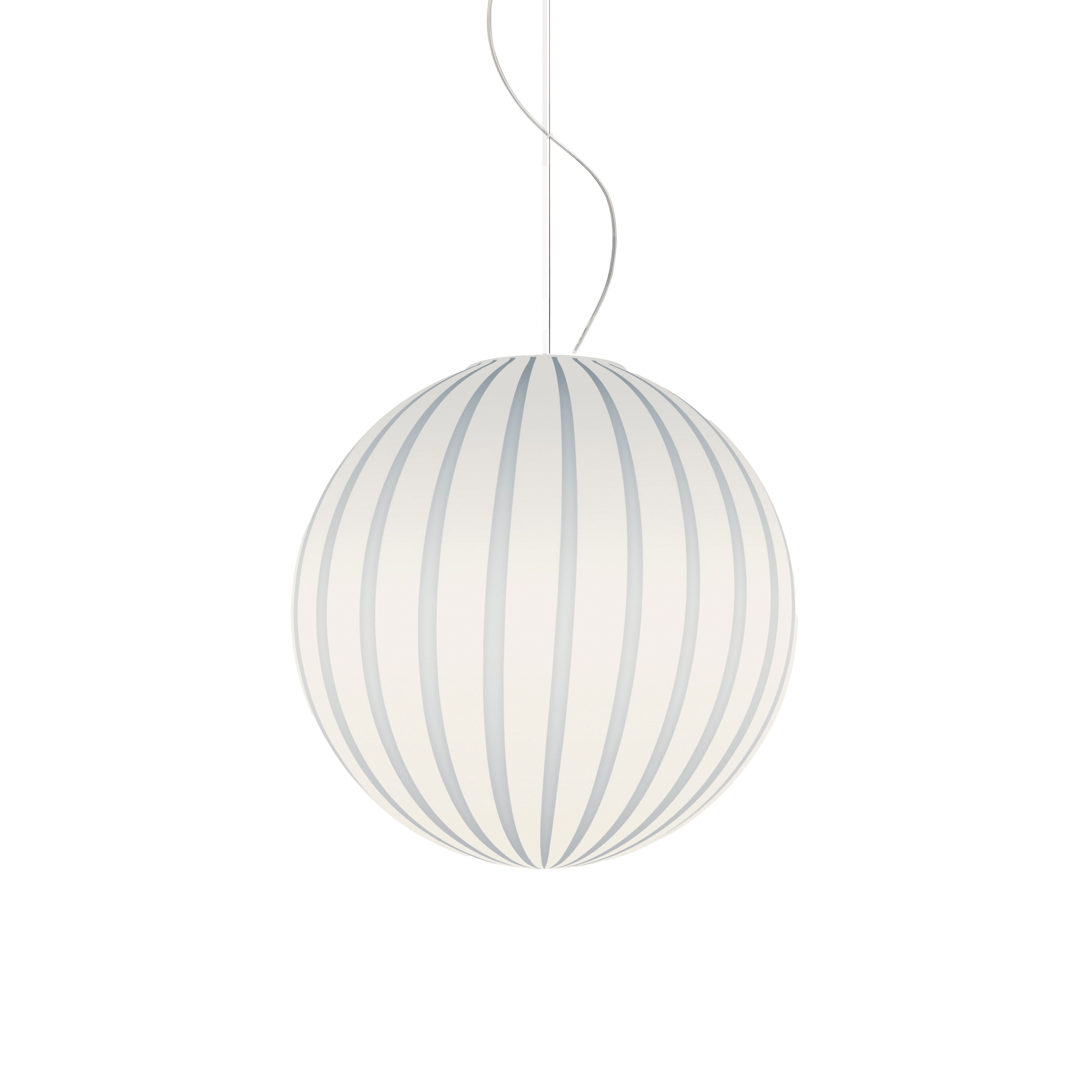 Filigrana Pendant Light: Globe + Blue