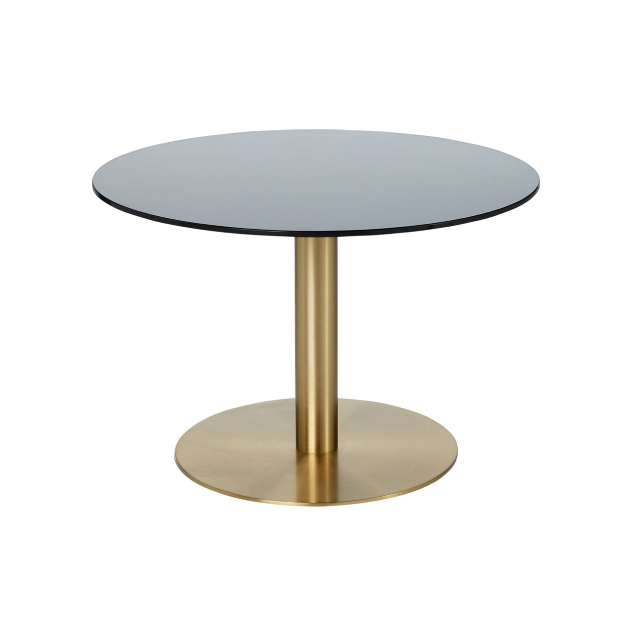 Flash Side Table: Circle + Brass