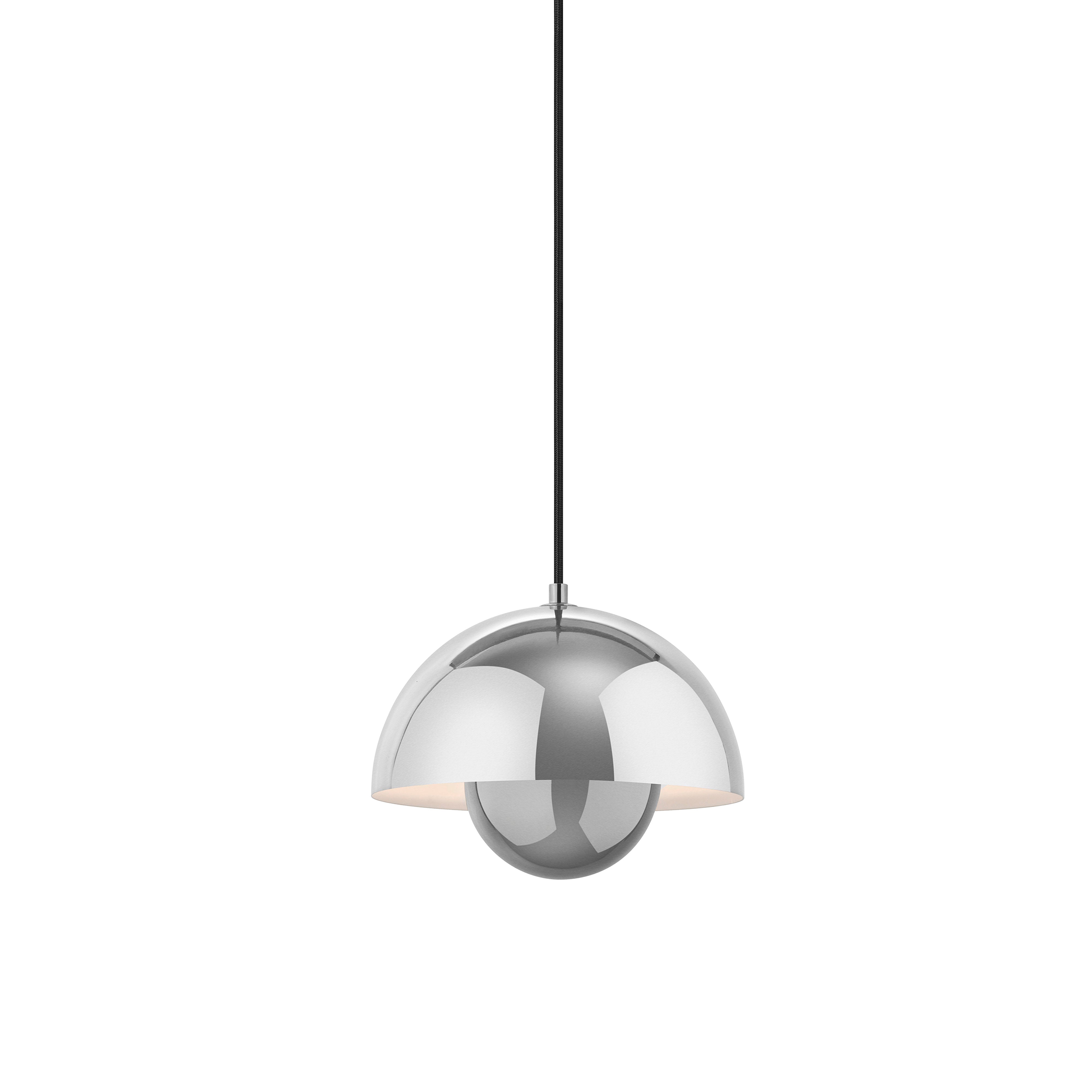 FlowerPot VP1 Pendant: Chrome-Plated