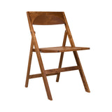 Folding Flat Chair: Warm Brown Birch