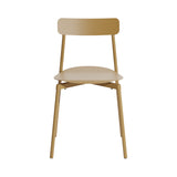 Fromme Outdoor Stacking Chair: Set of 2 + Gold