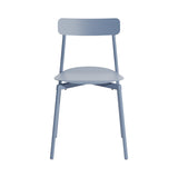 Fromme Outdoor Stacking Chair: Set of 2 + Pigeon Blue