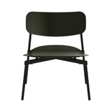 Fromme Outdoor Stacking Lounge Chair: Black