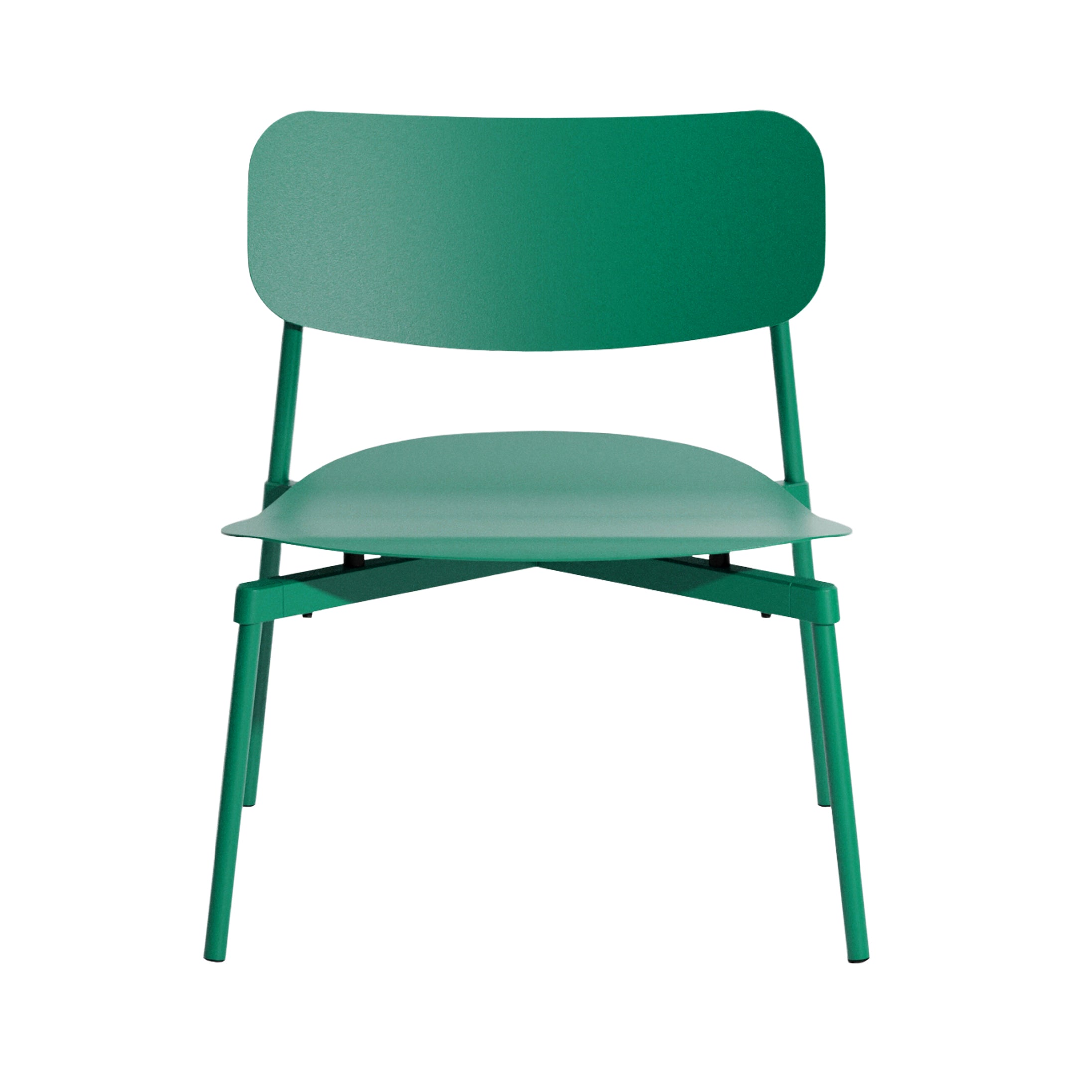 Fromme Outdoor Stacking Lounge Chair: Mint Green