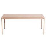 Fromme Outdoor Dining Table: Blush