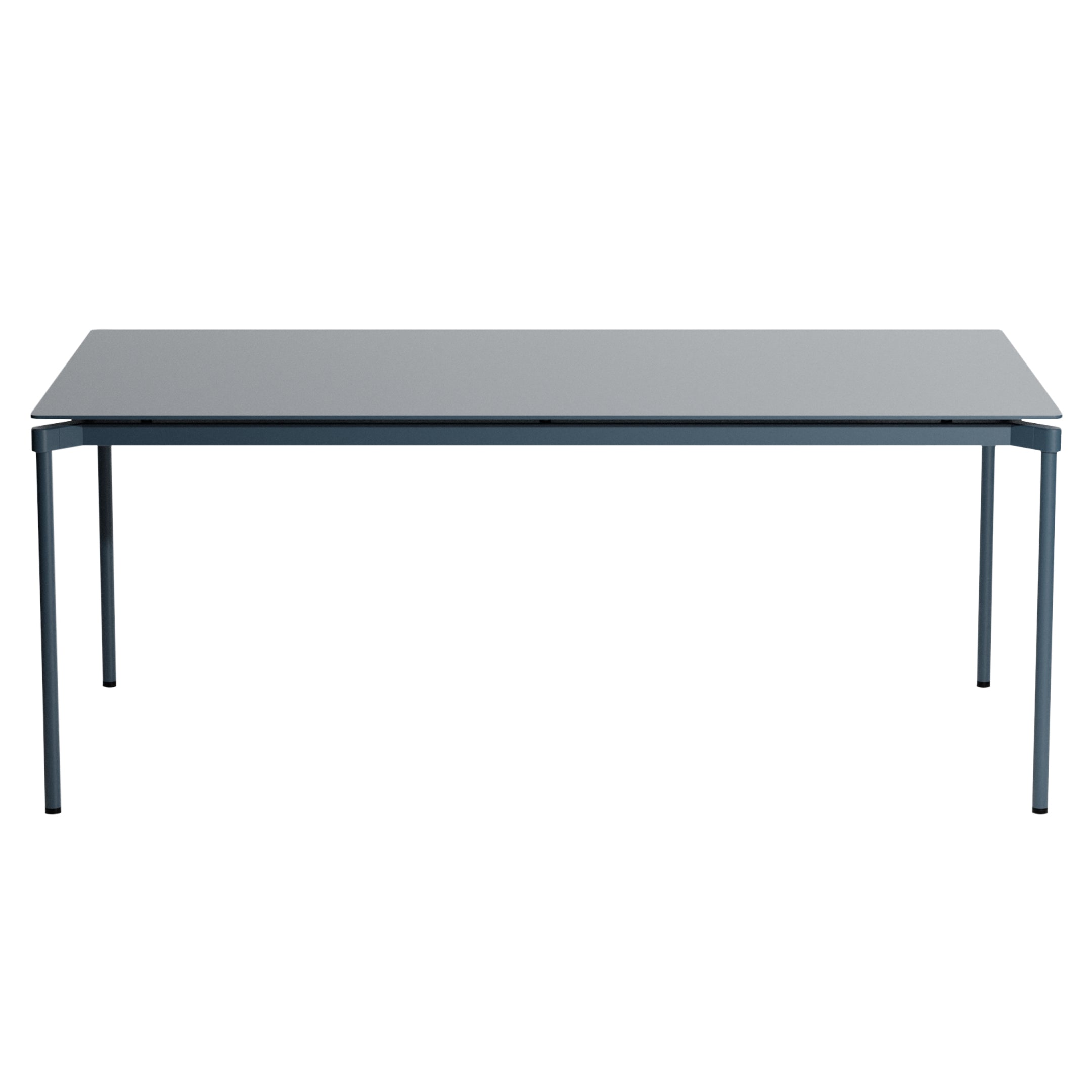 Fromme Outdoor Dining Table: Grey Blue