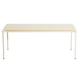 Fromme Outdoor Dining Table: Ivory