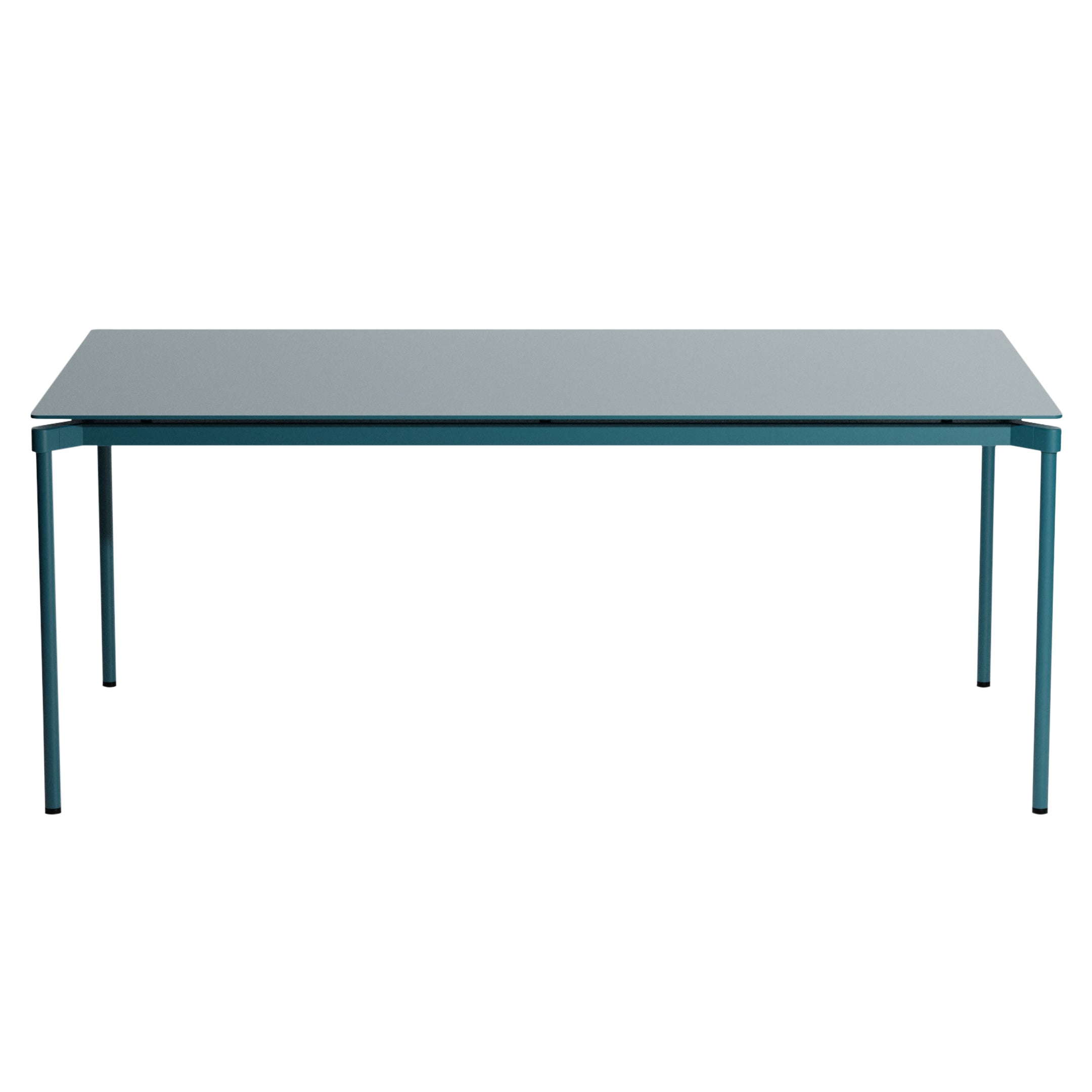 Fromme Outdoor Dining Table: Ocean Blue