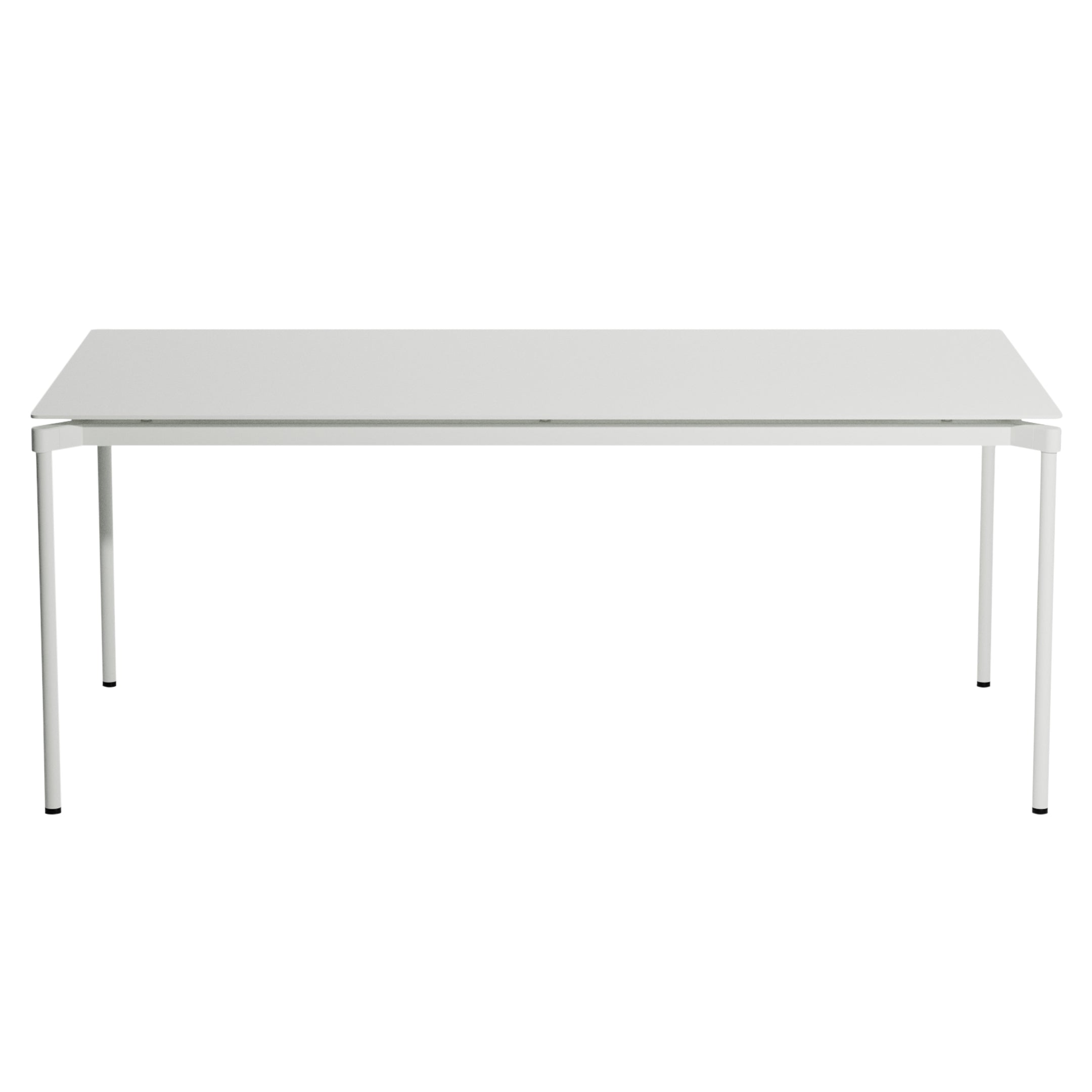 Fromme Outdoor Dining Table: Pearl Grey