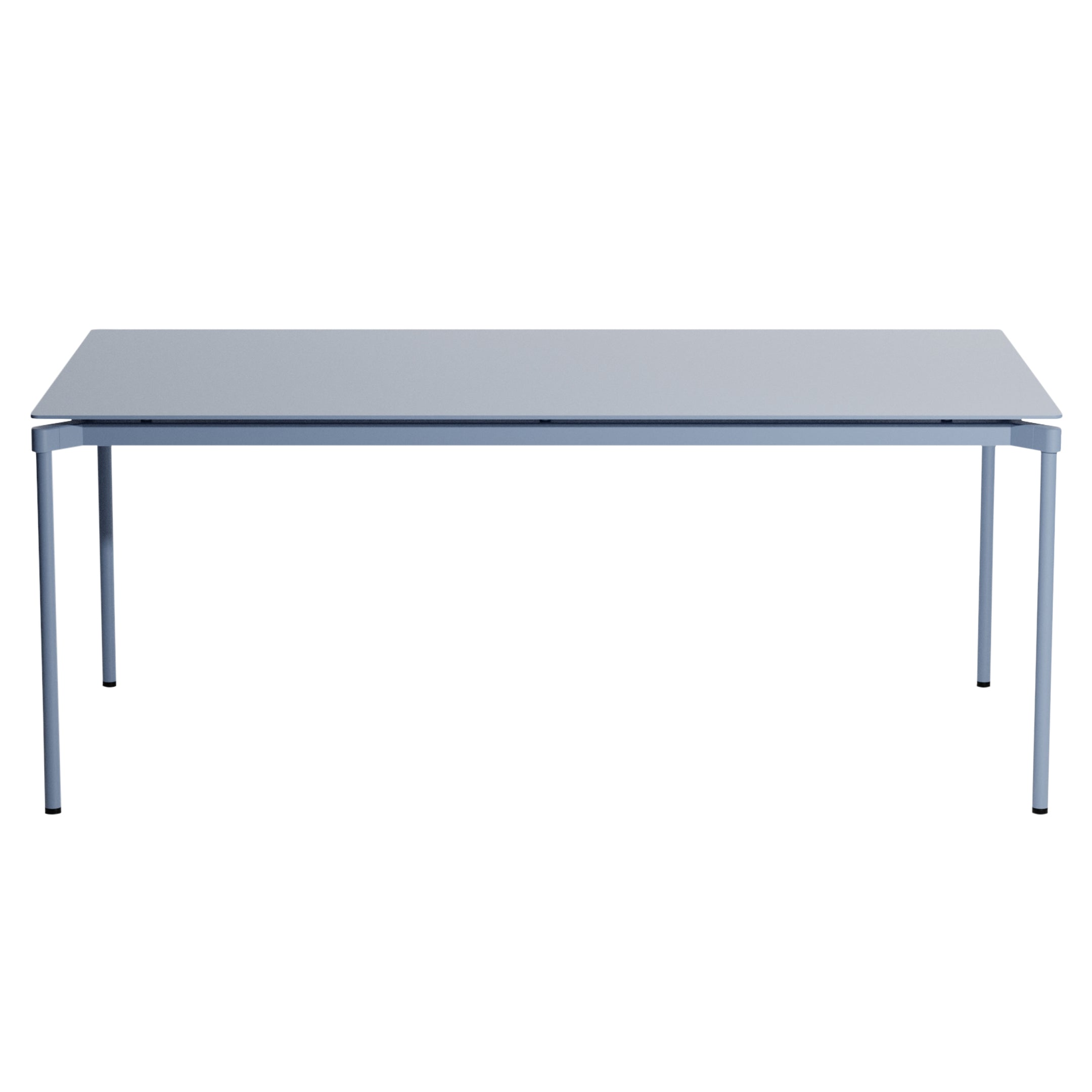 Fromme Outdoor Dining Table: Pigeon Blue