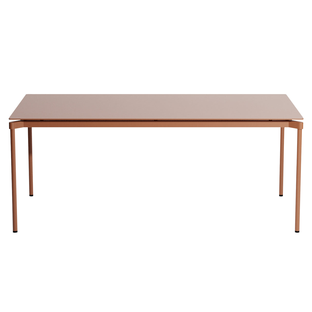 Fromme Outdoor Dining Table: Terracotta