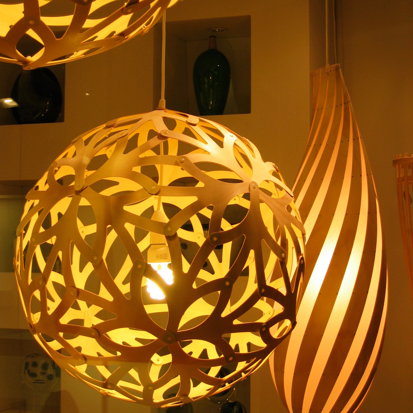 Floral Pendant Light: Medium