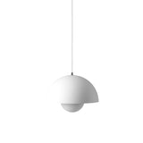 Big FlowerPot VP2 Pendant: Matte White