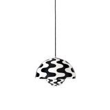 Big FlowerPot VP2 Pendant: Black + White