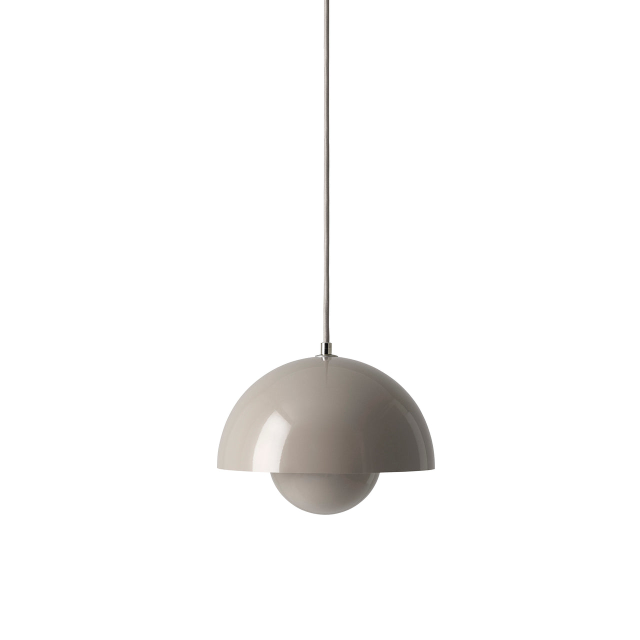 FlowerPot VP1 Pendant: Grey Beige