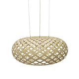 Kina Pendant Light: Extra Large + Bamboo + White