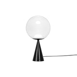 Globe Cone Fat Table Lamp: Opal