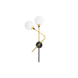 Galassia Wall Sconce: Double + Left