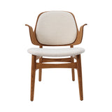 Gesture Lounge Chair: Upholstered + Teak Oiled Oak