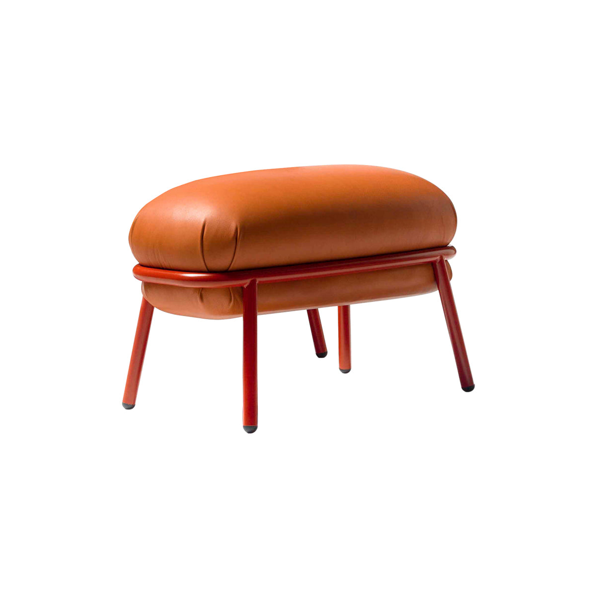 Grasso Footstool: Red