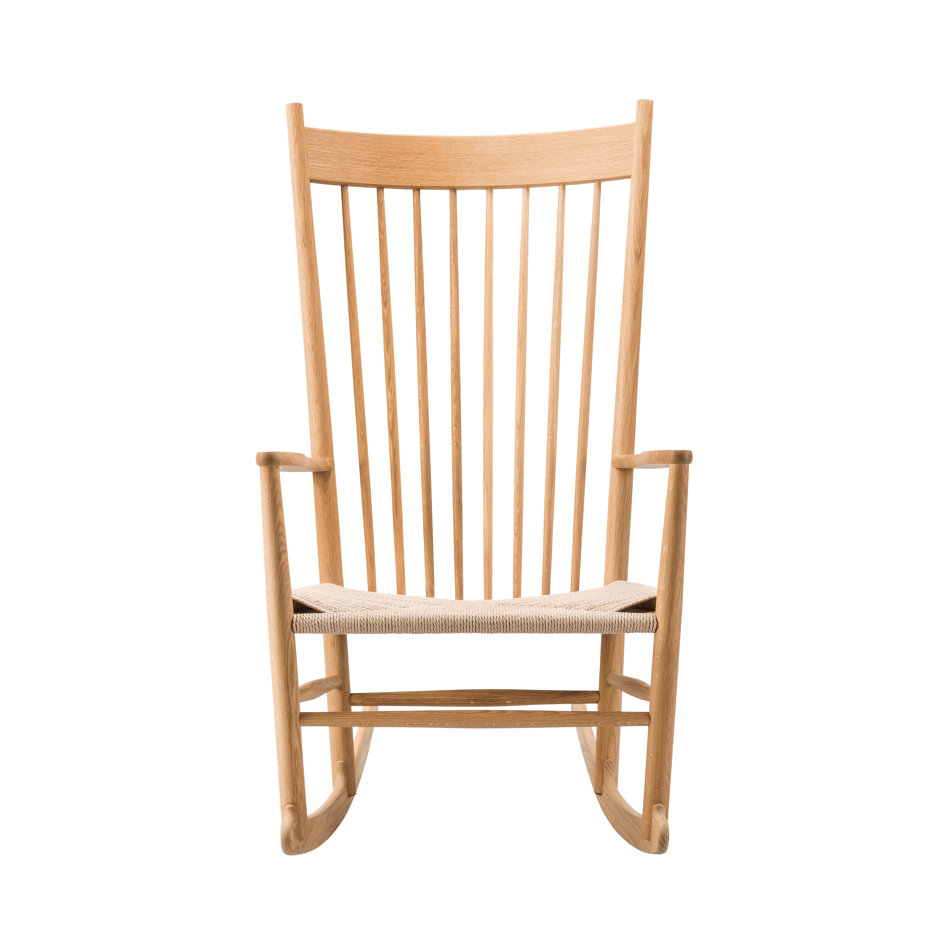 Wegner J16 Rocking Chair: Natural + Oiled Oak