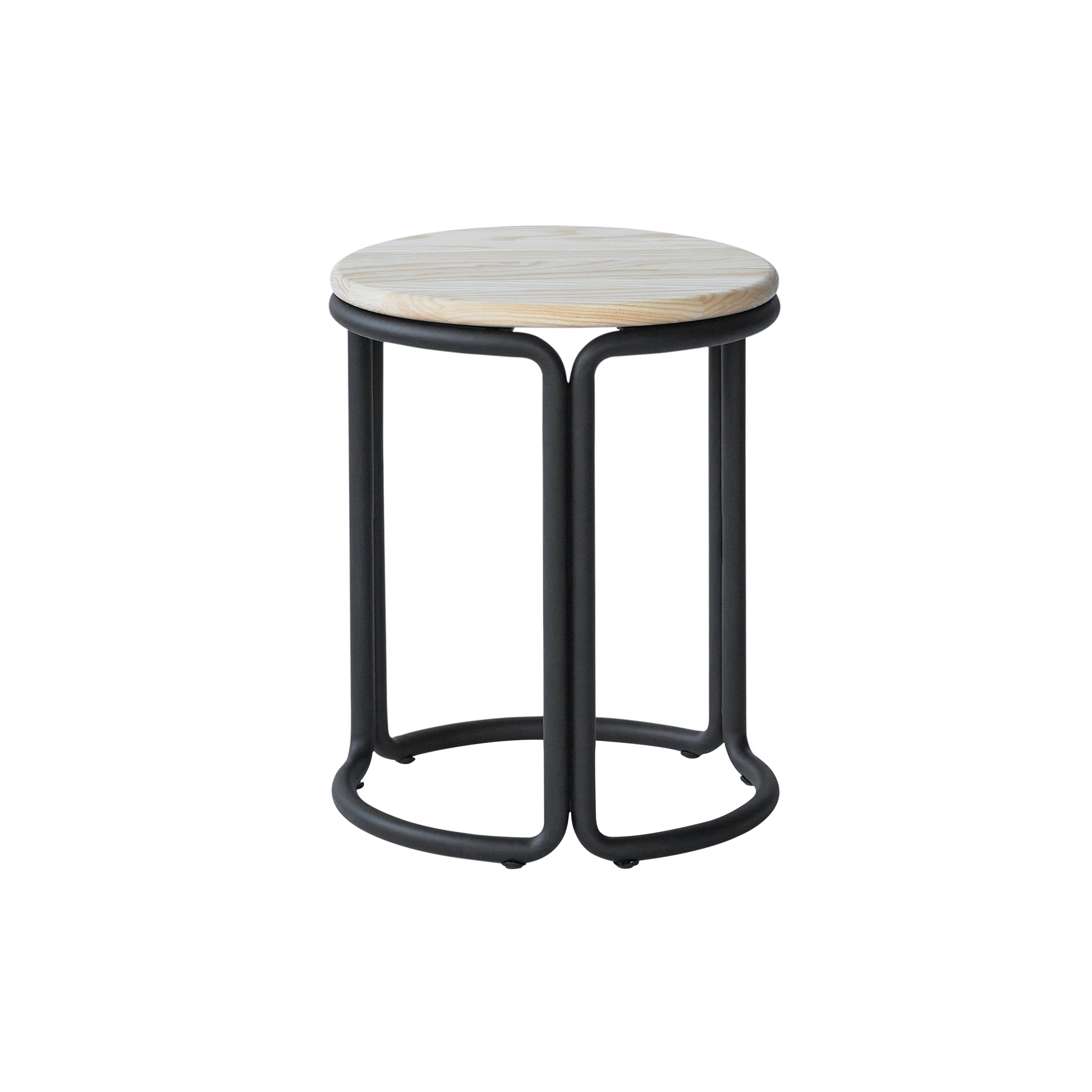 Hardie Stool: Natural Ash + Black