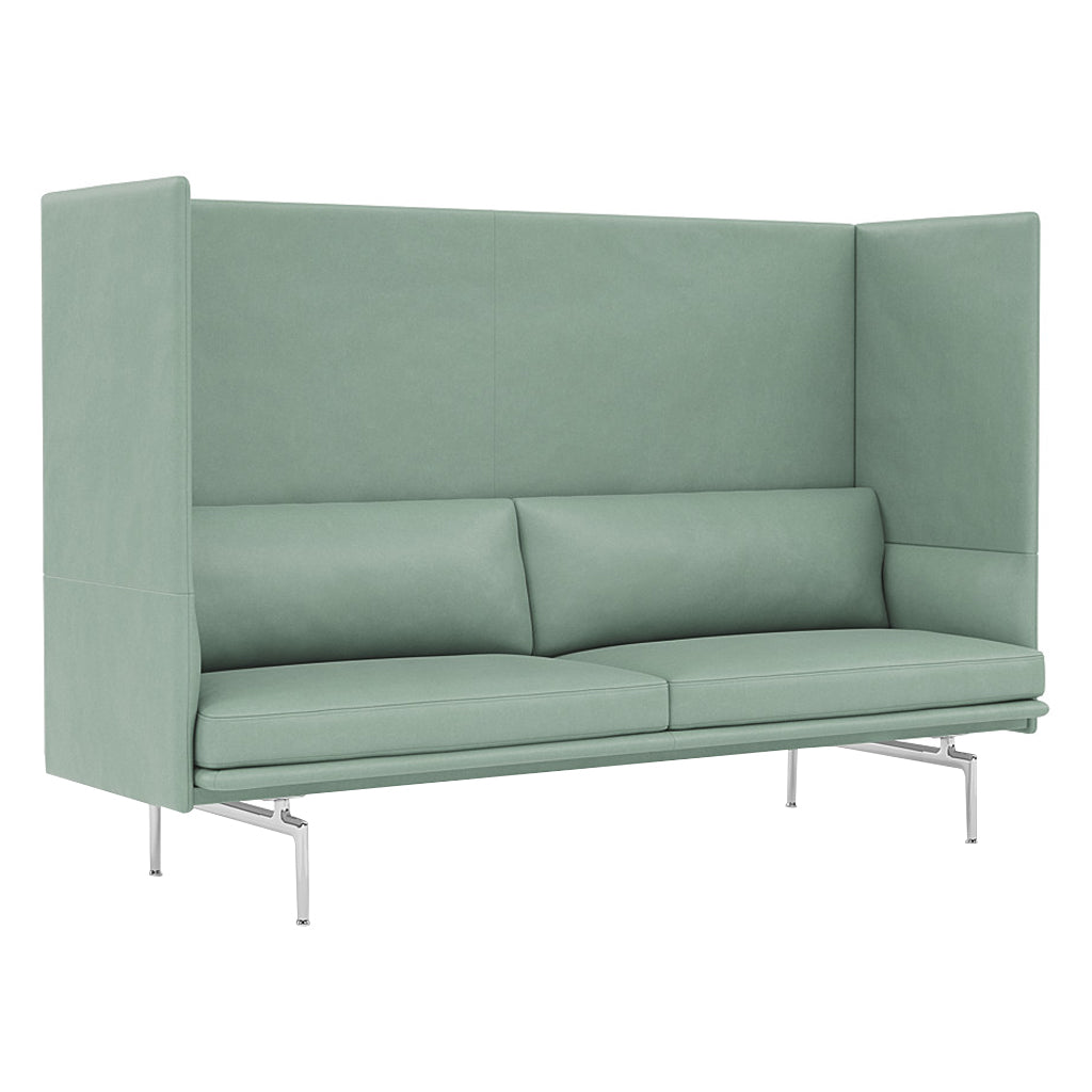 Outline Highback 3-Seater Sofa: Large + Large - 17.7