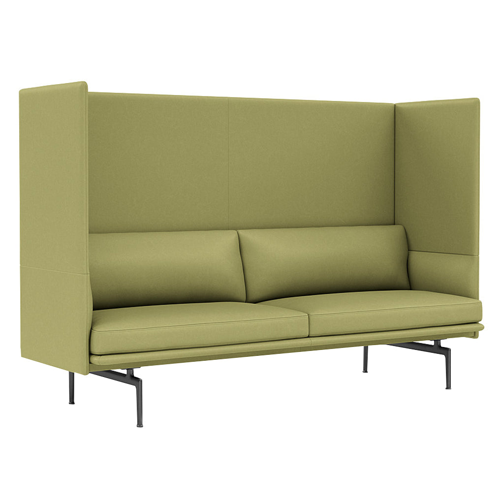 Outline Highback 3-Seater Sofa: Large + Large - 17.7