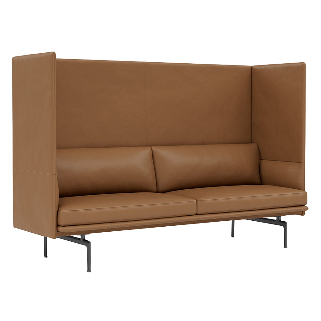 Outline Highback 3-Seater Sofa: Large + Large - 17.7