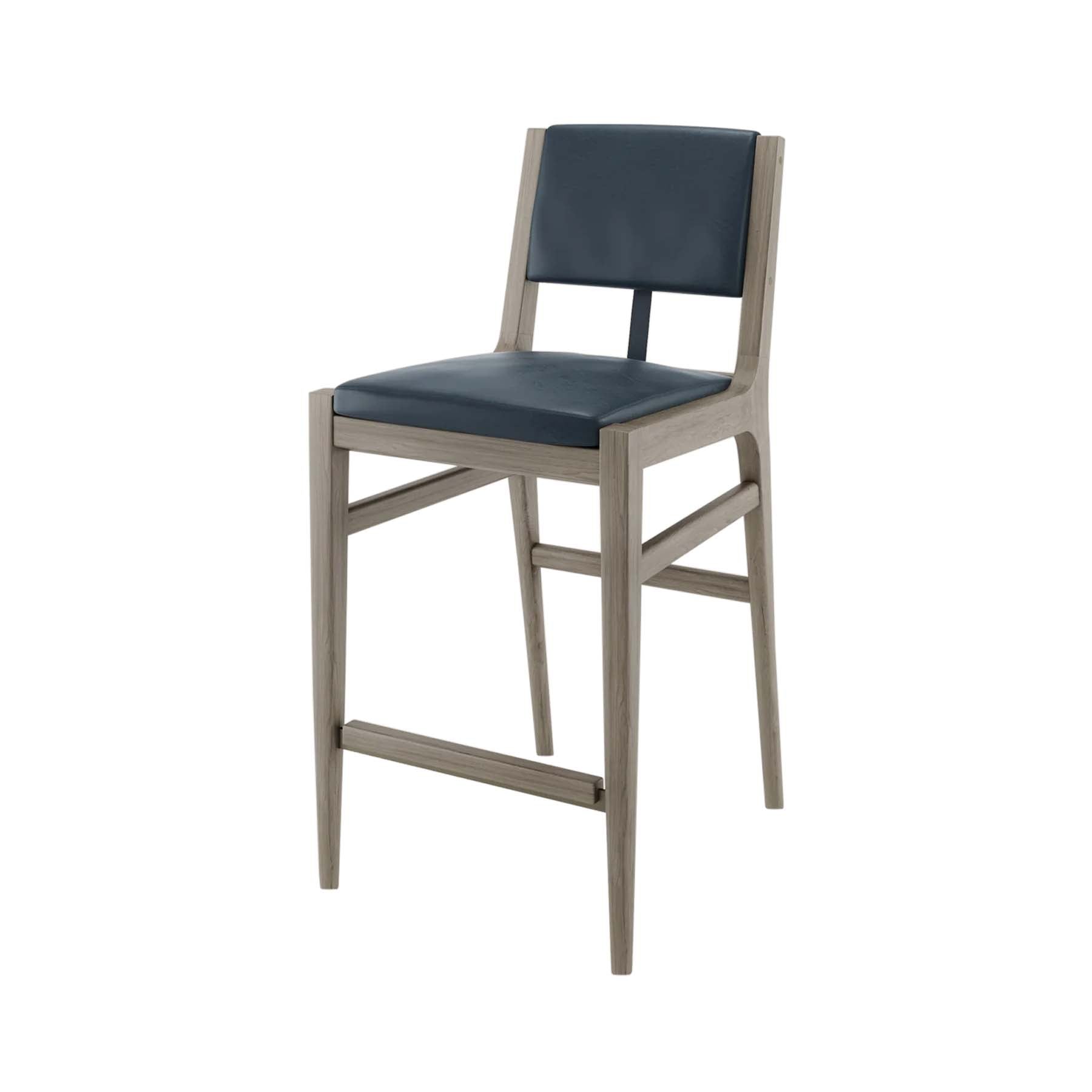 Hugo Counter Stool: Grey Oak