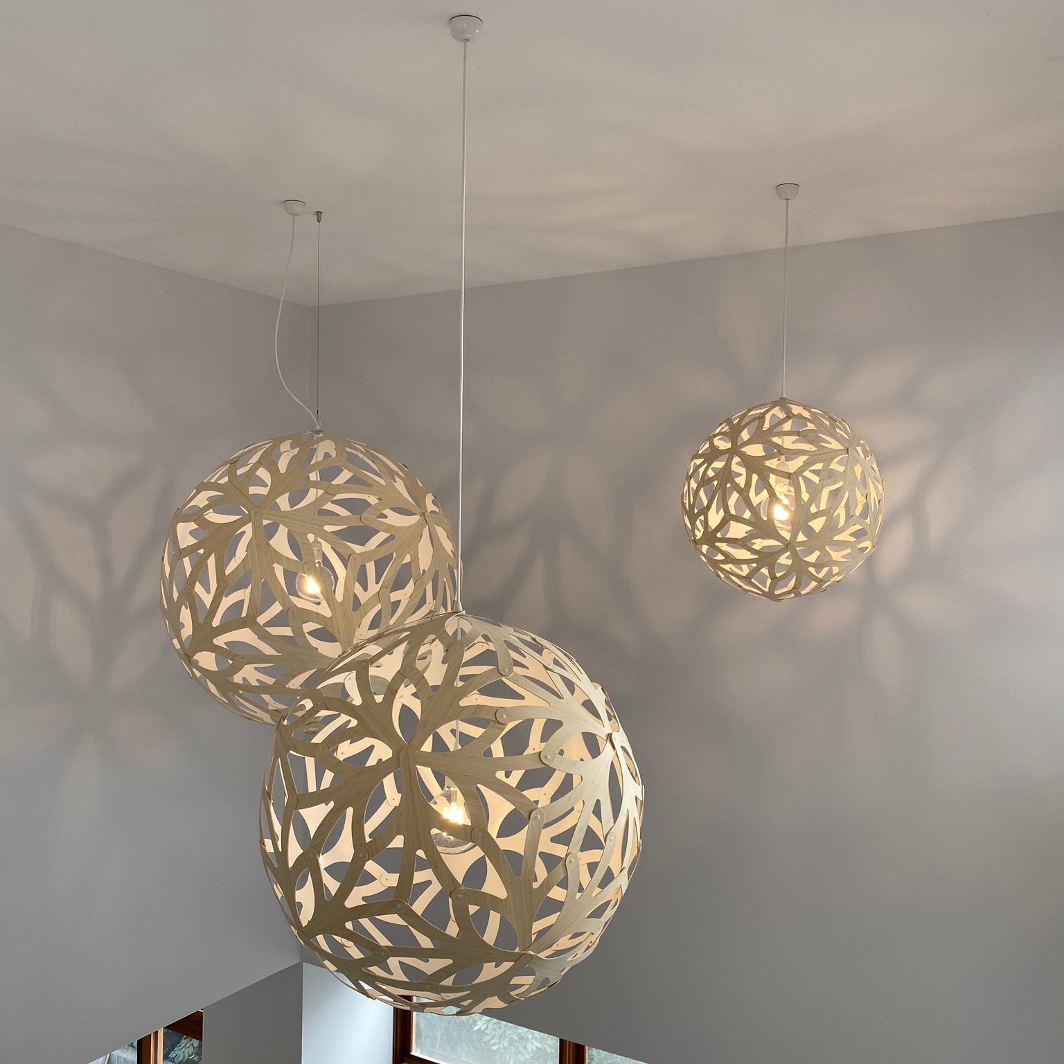 Floral Pendant Light: Small