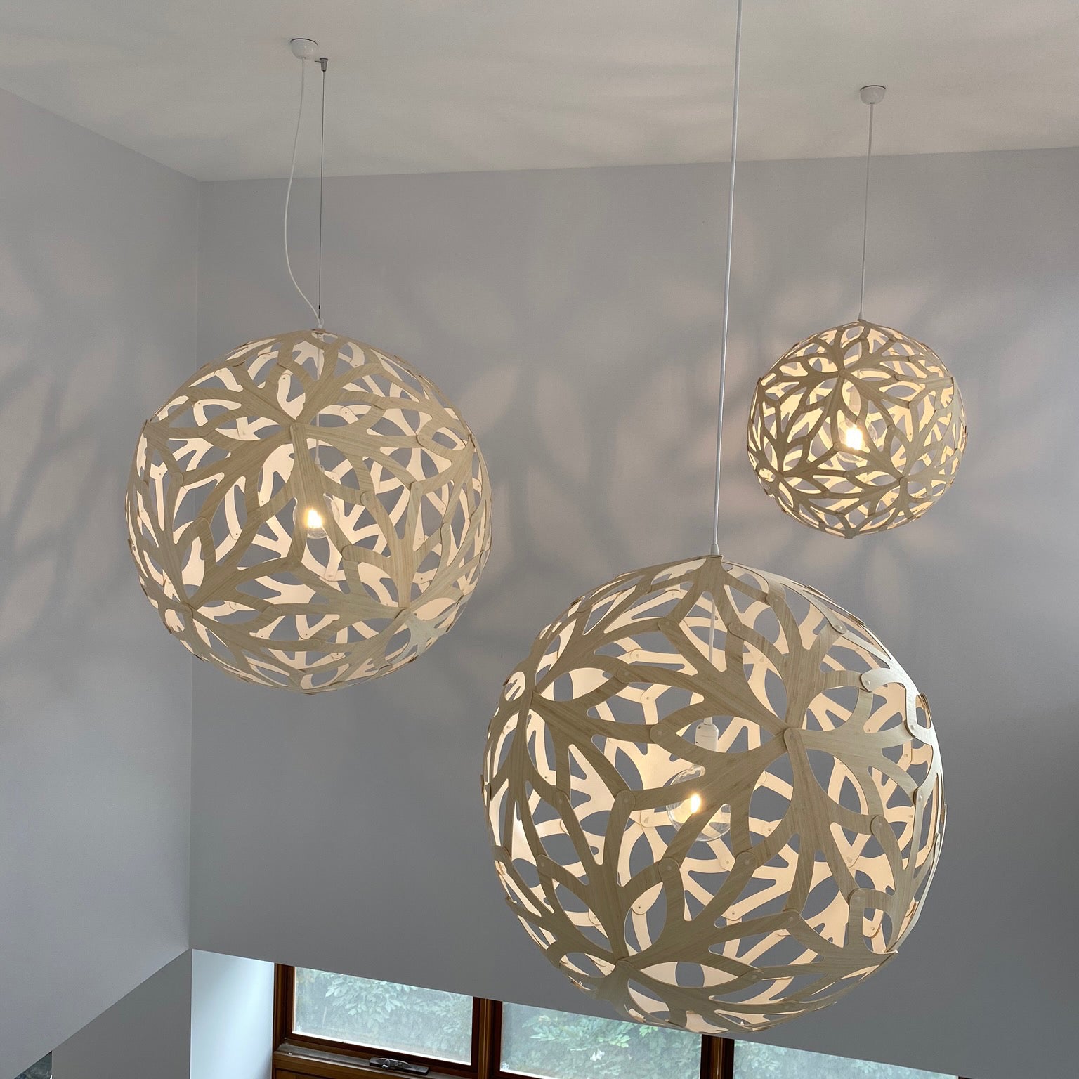 Floral Pendant Light: Small