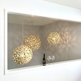 Floral Pendant Light: Medium