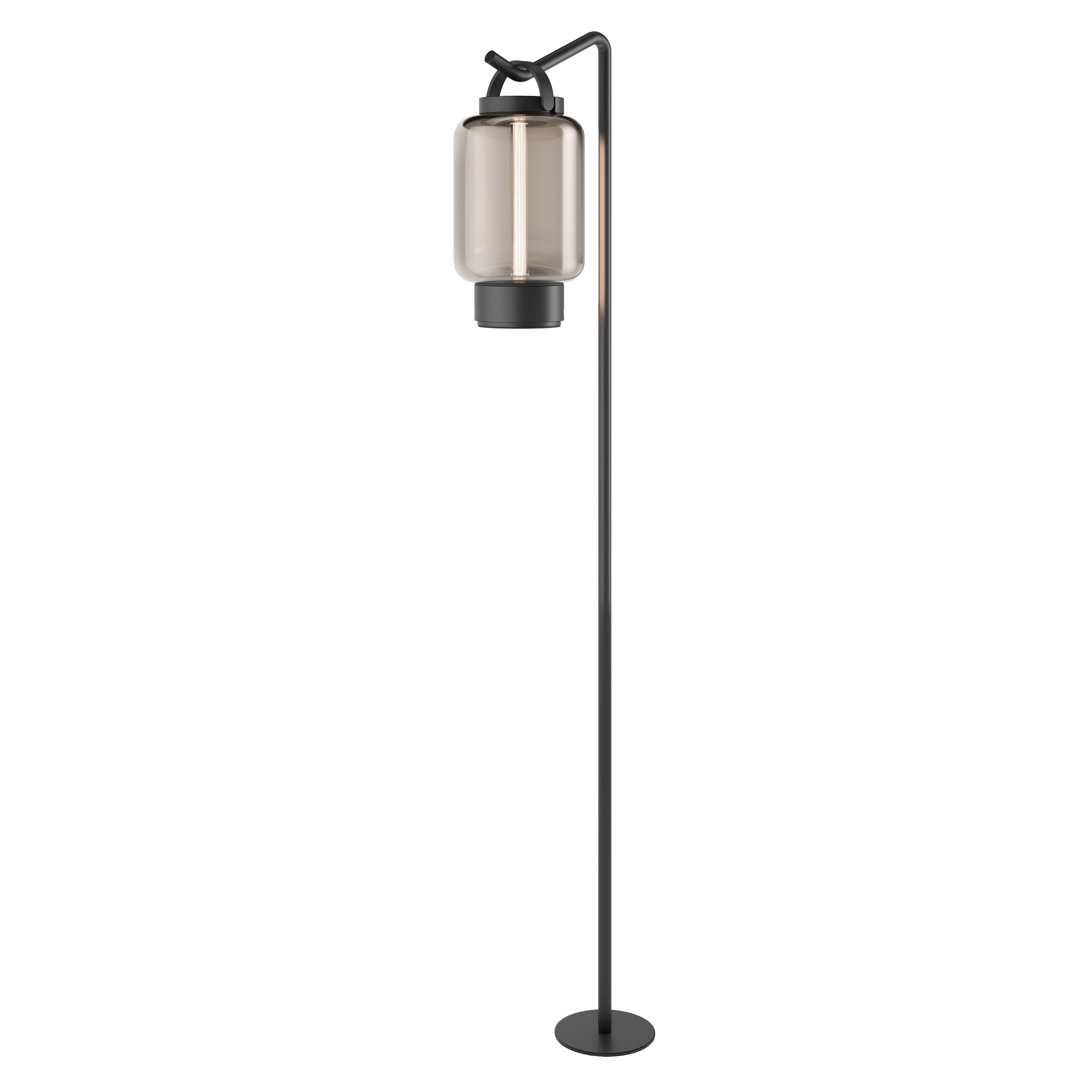 Qu Floor Light: Jet Black